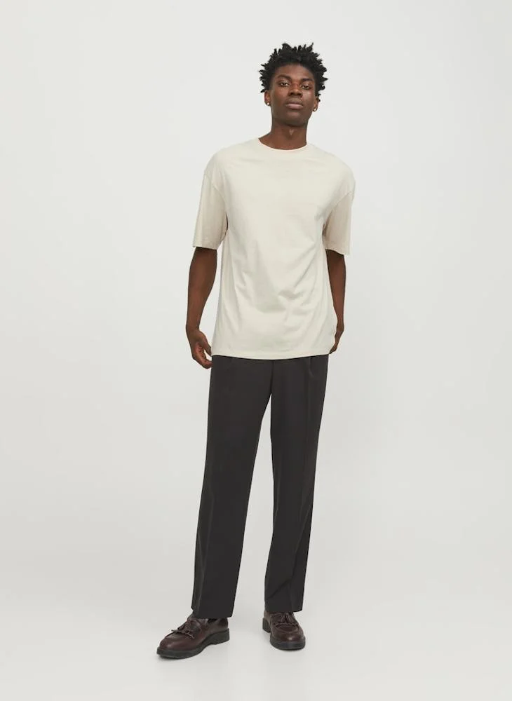 JACK & JONES  Casual Crew Neck Regular Fit T-Shirt for Men | Best Price UAE